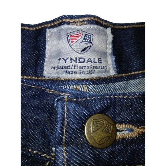 TYNDALE Men’s Broken-In Relaxed Flame-Resistant Arc Rated Jeans 33x33 F290T - Picture 8 of 10